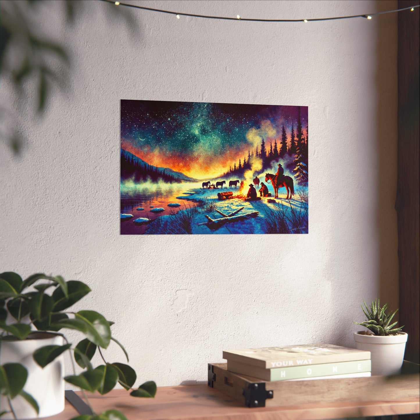 Where Silence Gathers – Open Edition Print: Cowboy Life in Motion – Winter: The Long Quiet